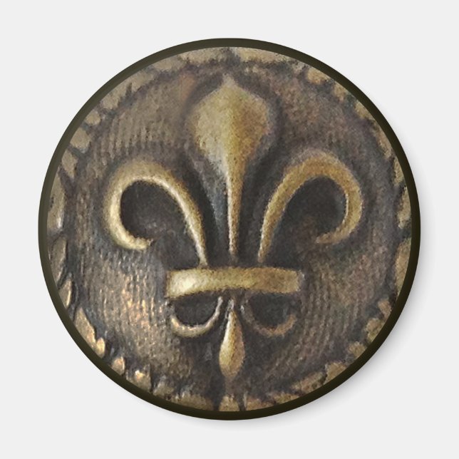 Fleur de Lis Medallion Magnet (Framsidan)