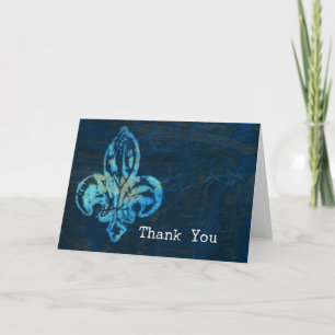 Fleur-de-lis Mixed Media Tack Kort