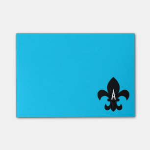 Fleur de Lis Monogram-mall Post-it Block