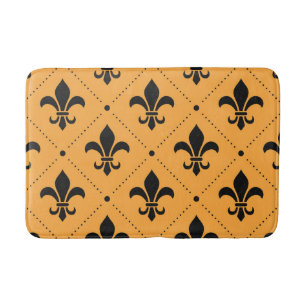 Fleur De Lis Mönster Badrumsmatta