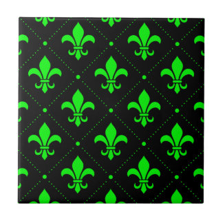 Fleur-de-Lis Mönster Kakelplatta