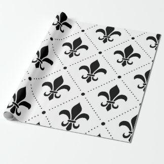 Fleur De Lis Mönster Presentpapper