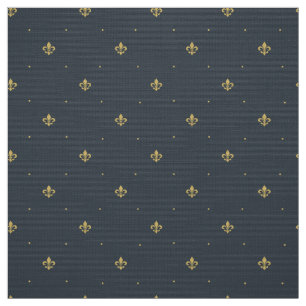 Fleur De Lis Mönster Tyg