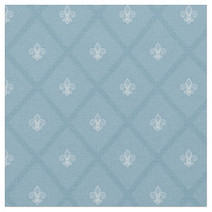 Fleur-de-lis mönster tyg