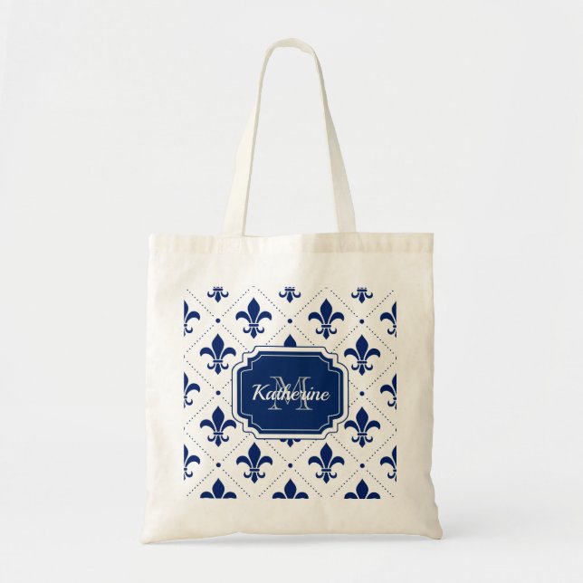 Fleur-de-lis Mönster Tygkasse (Framsidan)