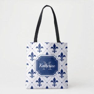 Fleur-de-lis Mönster Tygkasse