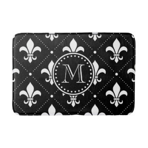 Fleur De Lis Mönstra Badrumsmatta