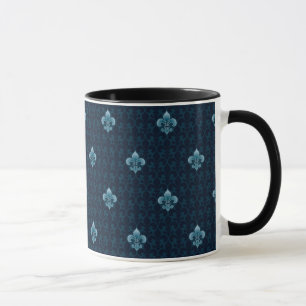 Fleur De Lis Mönstra Mugg