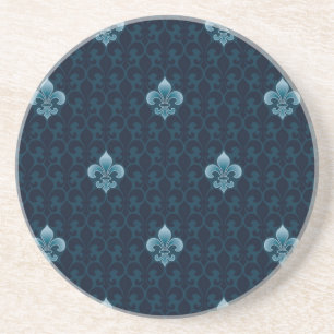 Fleur De Lis Mönstra Underlägg