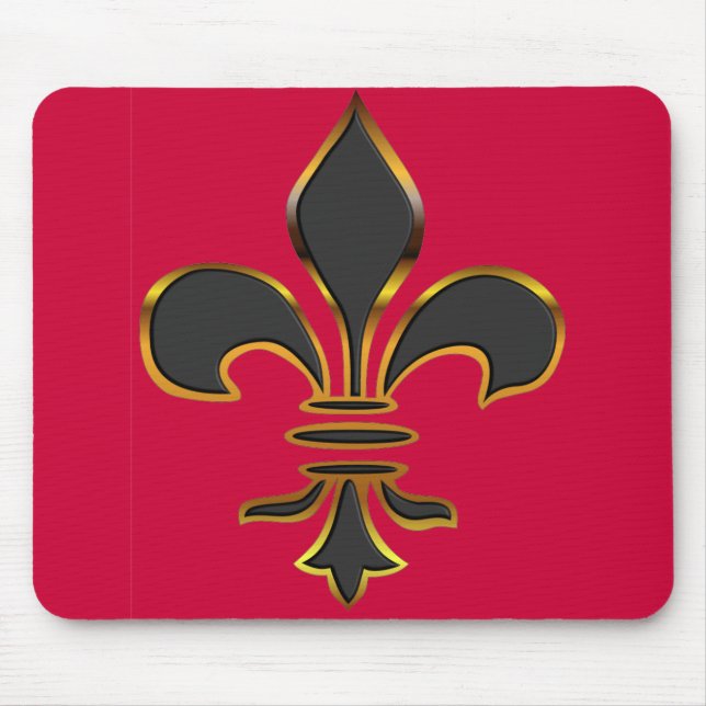 Fleur-de-lis Mousepad Musmatta (Framsidan)