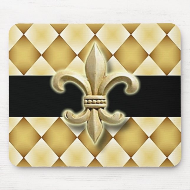 Fleur de Lis mousepad Musmatta (Framsidan)
