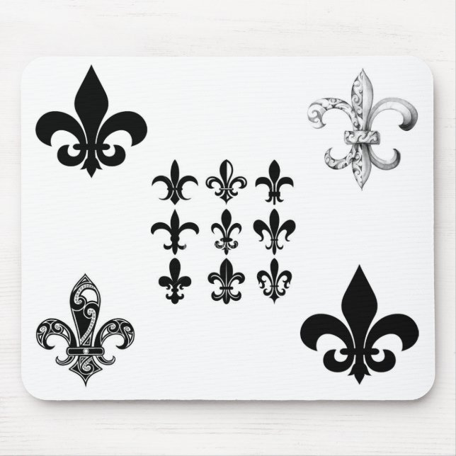 fleur-de-lis musmatta (Framsidan)