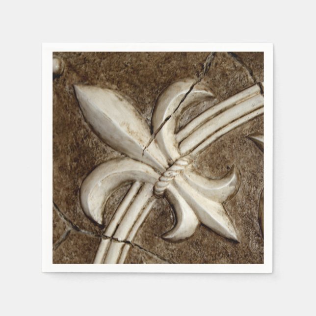 Fleur de Lis Napkin Pappersservett (Framsidan)