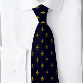 Fleur De Lis Navy Blue Classic Slips
