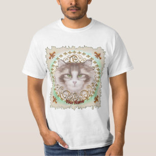 Fleur De Lis Norsk Skogkatt T Shirt