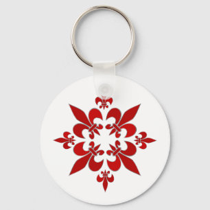 Fleur de Lis Nyckelring