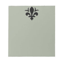 Fleur-de-Lis på anteckningsblock
