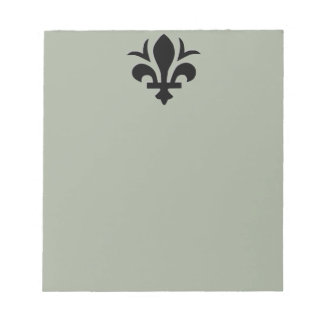 Fleur-de-Lis på anteckningsblock