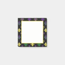 Fleur de Lis Pärlor - Black Notes