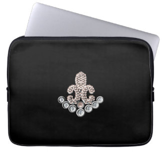 Fleur De Lis-pearls Laptop Fodral
