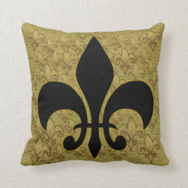 Fleur de lis pelare kudde