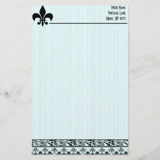 Fleur De Lis Personlig brevpapper