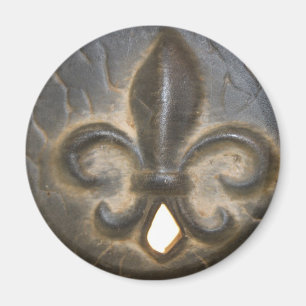 Fleur De Lis Planlägga Magnet