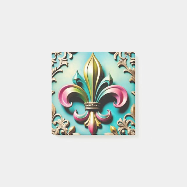 Fleur de lis Post-it Notes (Framsida)