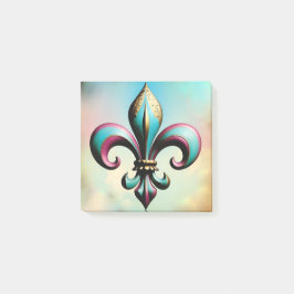Fleur de lis Post-it Notes Block