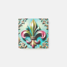 Fleur de lis Post-it Notes Block