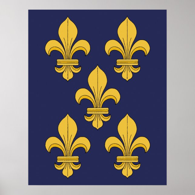 Fleur-de-lis Poster (Framsidan)