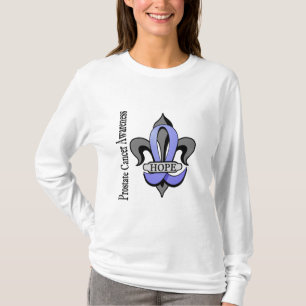 Fleur De Lis Prostata cancerhopp T-shirt