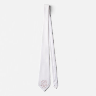 Fleur De Lis Röd skisserar Slips