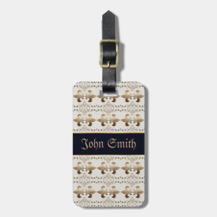 Fleur De Lis Royal guld- modell Bagagebricka