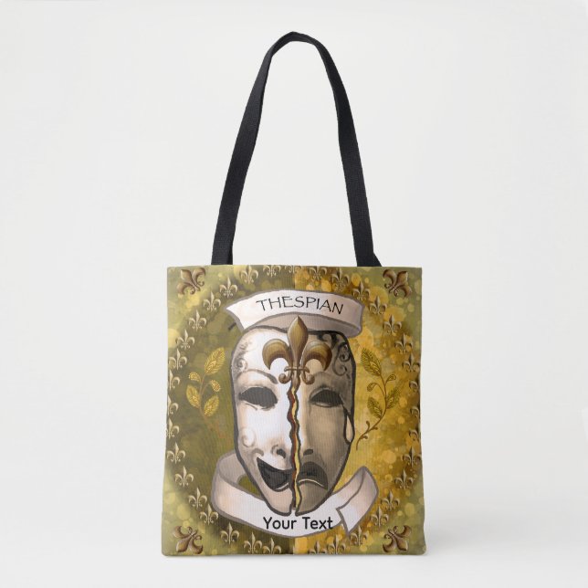 Fleur De Lis Skådespelarmasker Tygkasse (Framsida)