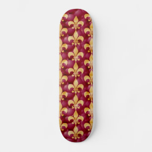 Fleur de Lis Skateboard Bräda 19,5 Cm