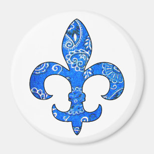 Fleur de lis Slösa Bandanamagnet Magnet