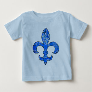 Fleur de lis Slösa Bandanat-skjorta T Shirt