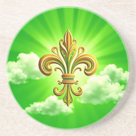 Fleur De Lis St. Patricks Day Underlägg