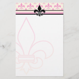Fleur de Lis stationära design Brevpapper