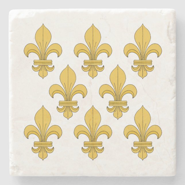Fleur-de-lis Stenunderlägg (Framsidan)