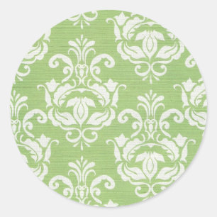 Fleur-de-lis Sticker Runt Klistermärke