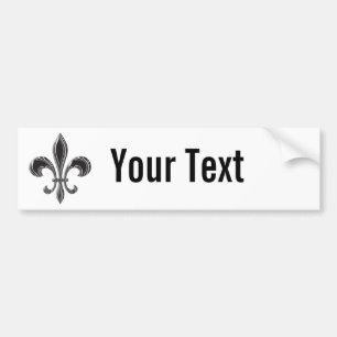 Fleur De Lis - Stripey Bildekal