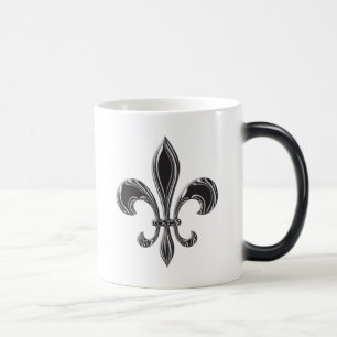 Fleur De Lis - Stripey Magisk Mugg