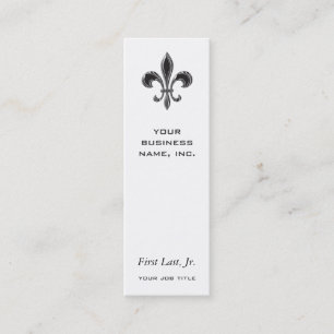 Fleur De Lis - Stripey Mini Visitkort