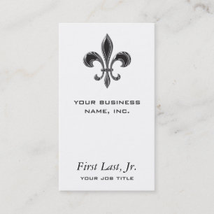 Fleur De Lis - Stripey Visitkort