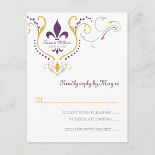 Fleur de Lis-svarskort OSA Kort