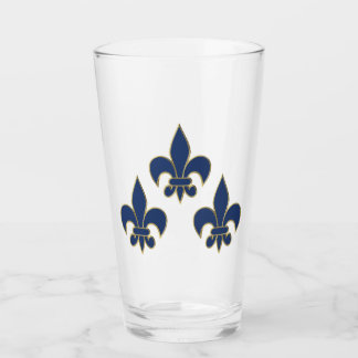 Fleur de Lis-symbol Glaskopp