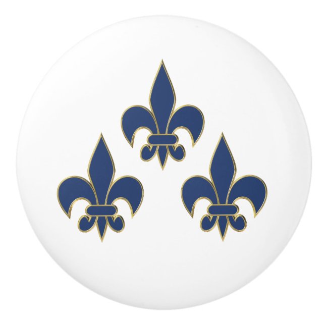 Fleur de Lis-symbol Knopp (Framsidan)