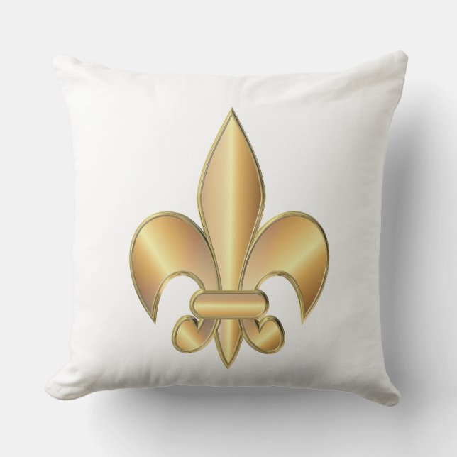 Fleur de Lis-symbol Kudde (Framsida)
